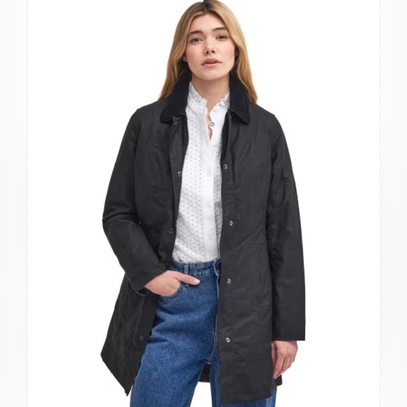 Barbour Belsay Waxed Cotton Jacket - Picture 1 of 7